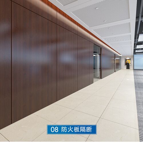 珠海办公室玻璃隔断墙铝合金隔间钢化双层百叶磨砂隔音屏风高隔断