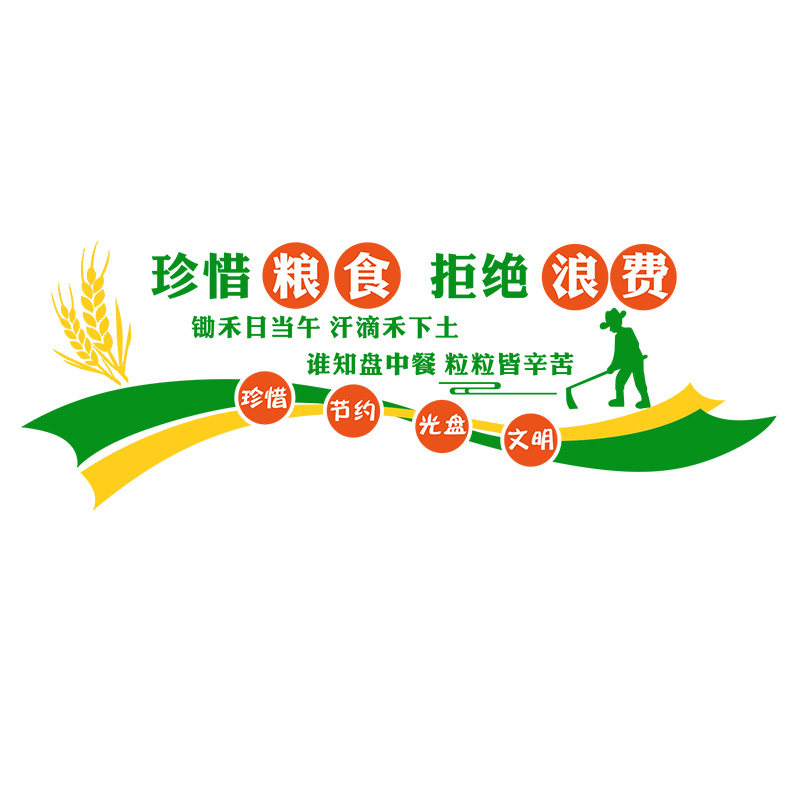 学校食堂装饰墙贴公司企业班级教室背景墙壁布置酒店饭店装饰贴画
