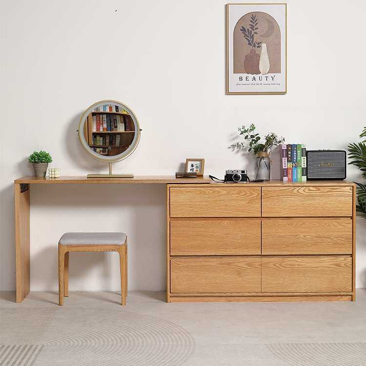 纯实木红橡木九斗柜抽屉1.2卧室储物柜床尾橱落地收纳六斗电视柜