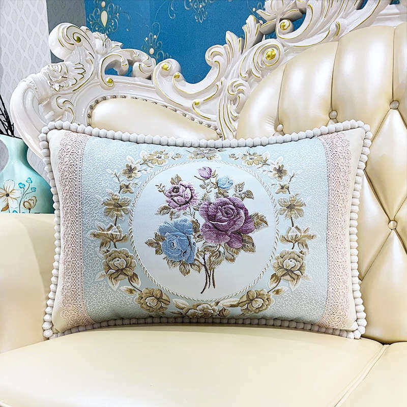 欧式沙发抱枕靠垫套枕头套靠枕客厅床头奢华长方形可靠背大拆洗号