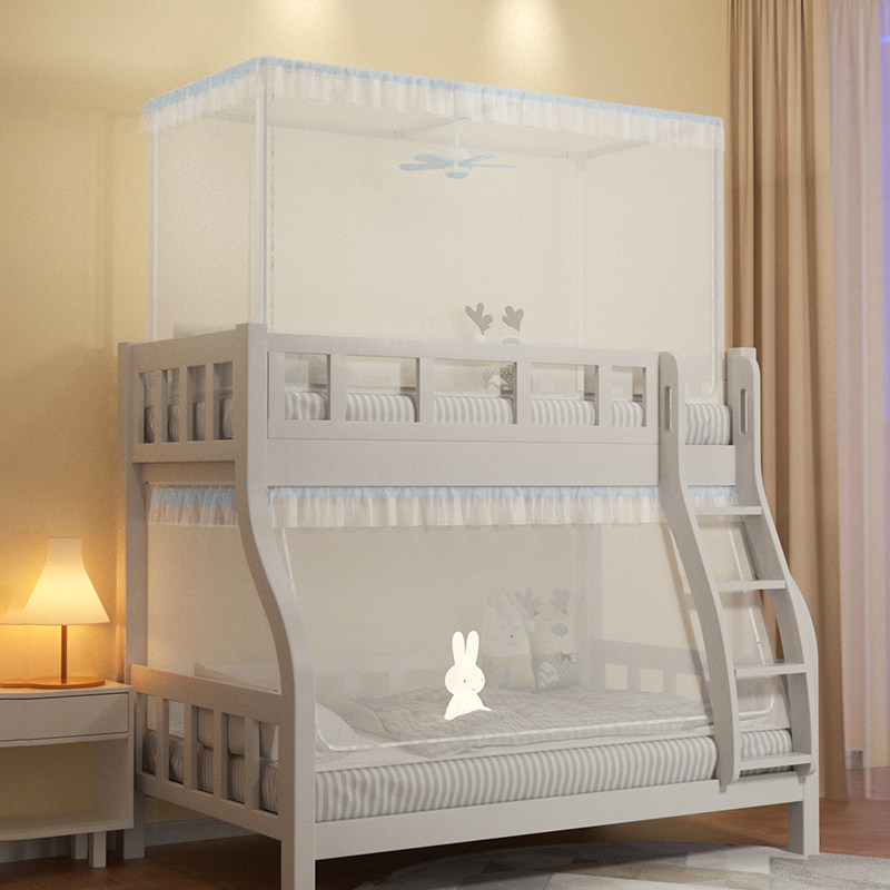 伸缩子母床蚊帐上下铺专用梯形1.5米儿童实木上下床双层高底床,床上用品,蚊帐,淘宝优惠券,粉丝福利购,淘宝优惠卷