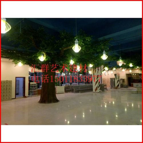 仿真特色水泥树 景观树 室内外假树 大型树 古朴风格 装饰绿植