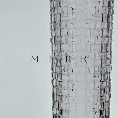 【喜嘉语编织丨设计师款竹节纹路艺术花瓶丨摆件