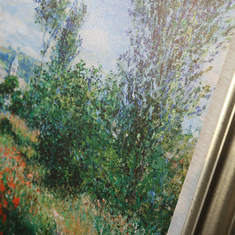当代艺术油画版画玄关装饰画客厅过道挂画 竖版 另一个我