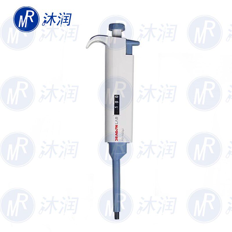 大龙手动移液器单道可调移液枪连续数字取样加样枪吸液枪0.1-2.5