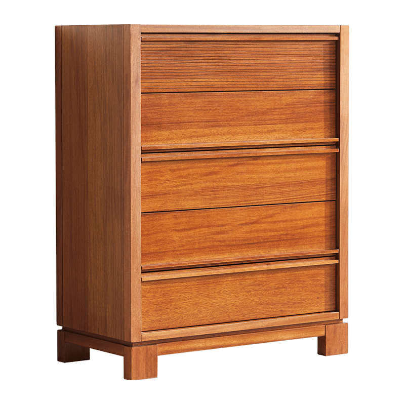 木夕新中式东南亚北美槟榔储柜物色餐风格斗边实柜色胡桃木木家具