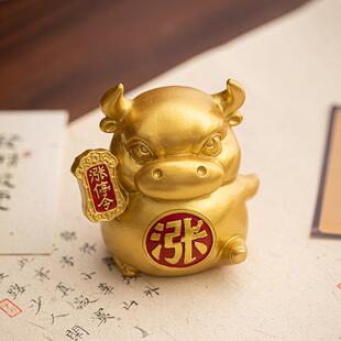 逗兽记创生茶肖涨停X2405170牛茶宠具配件意青砂摆件家居办公室石