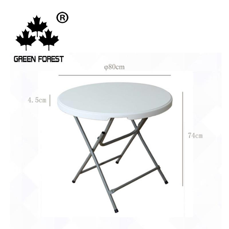 直径60厘米休闲折叠圆桌小户型餐桌电脑桌简约折叠桌办公洽谈桌子