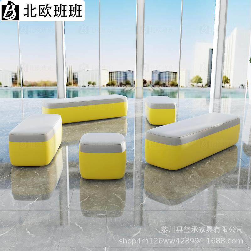条沙长发等候公双层长条共沙休息区发理发店接待小型培训区机构沙