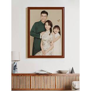 全家实福修图客厅相g2naRDFh框木墙挂20大24寸加洗照片打印冲印放