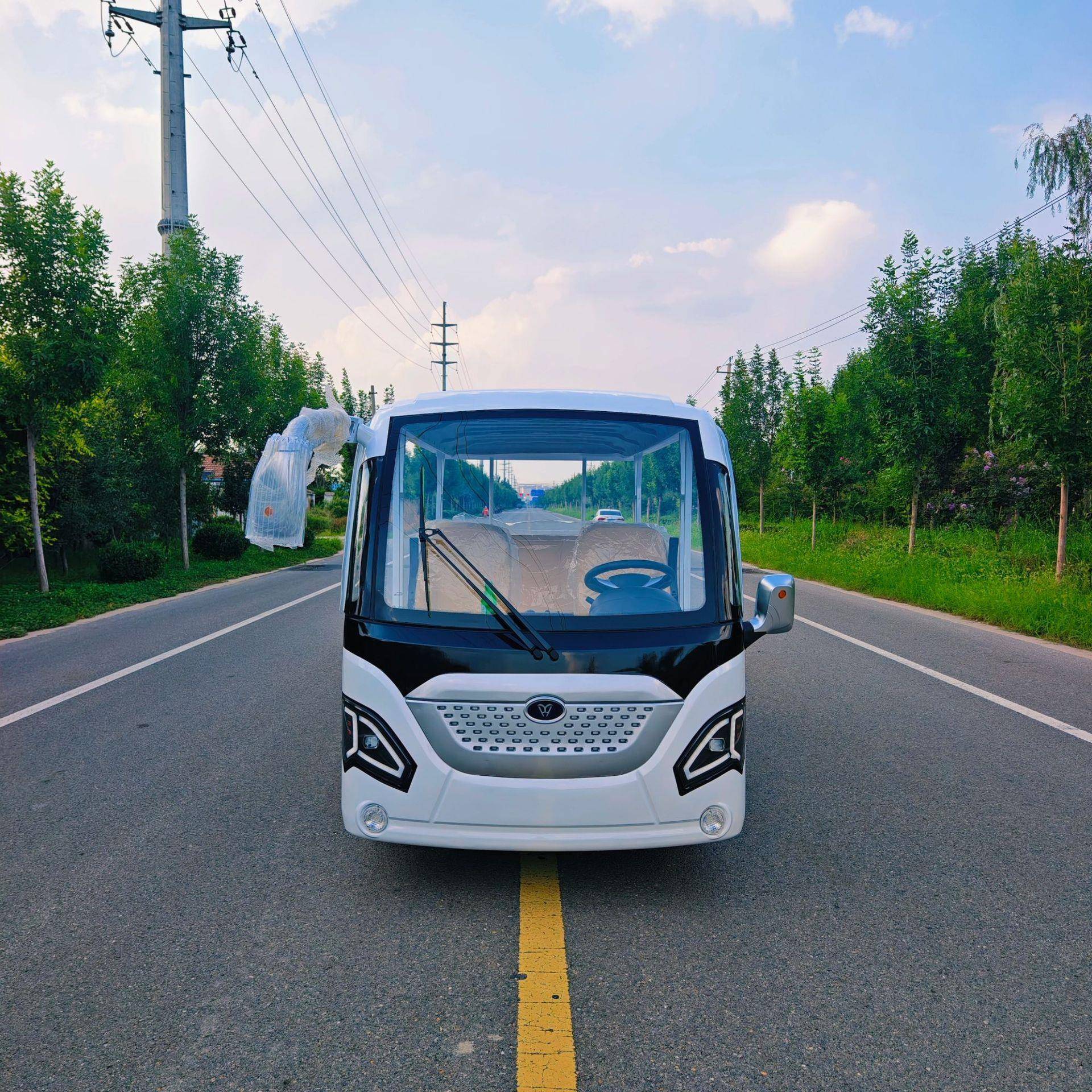 旅厂家现货GDA14电动动式光车8-1观7座四轮游景区酒店接待车电观