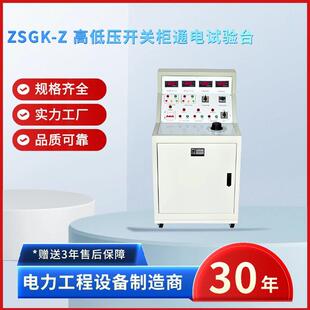 电力ZSGK-Z高低压开关柜通电试验台开关柜试验台
