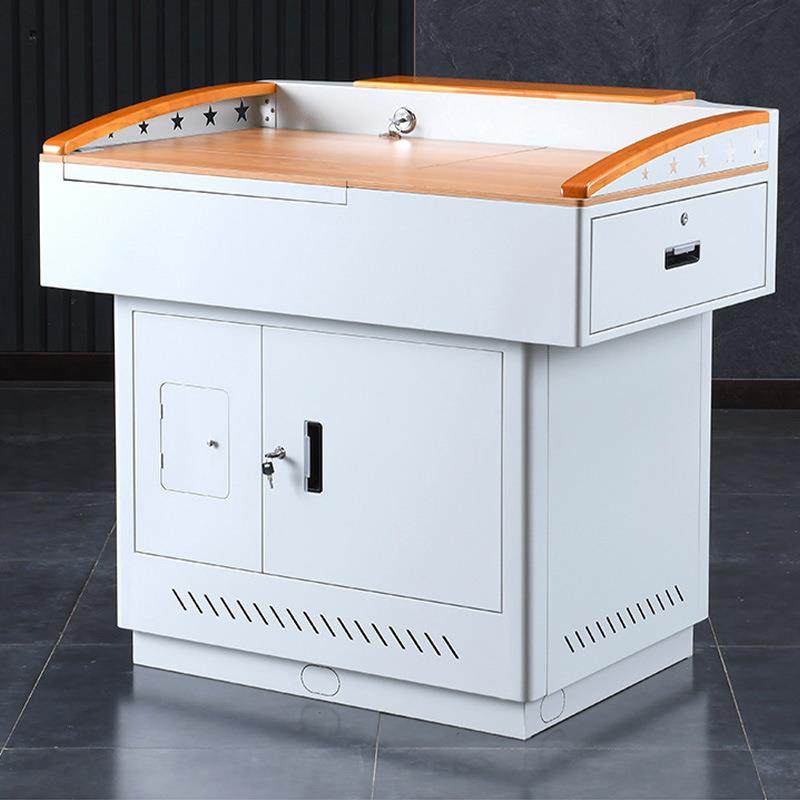 学校教室多媒体讲台教师中控讲课桌校园家具老师教学多功能演讲台