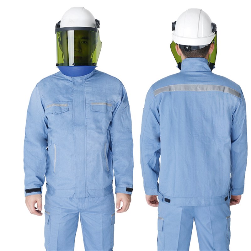 8卡防电弧服套装防弧闪工作服电网阻燃服电弧防电弧劳保工作服