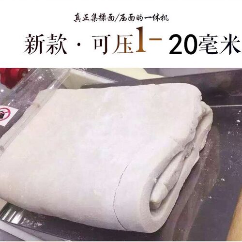 晟阳单调面条机商用高速电动轧面包子皮揉面大功率免拆刀压面机
