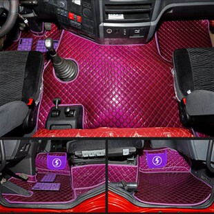 德龙新m3000脚垫陕汽f3000专用防滑耐磨l3000装饰x3000货车全包围