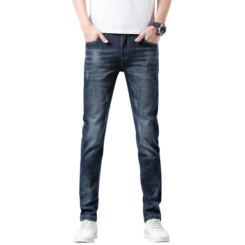 小码26-27码男士牛仔裤直筒修身160cm矮个子青年加绒xs号直脚长裤