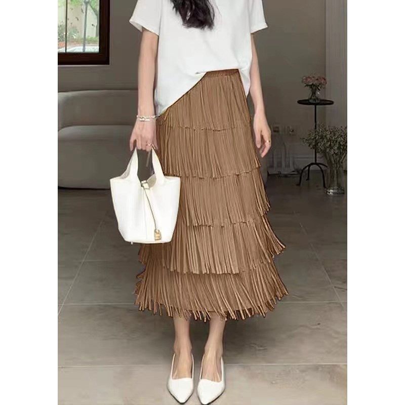 紫色流苏半身裙女秋季2024新款复古时尚百搭高腰显瘦松紧腰直筒裙,女装/女士精品,半身裙,淘宝优惠券,粉丝福利购,淘宝优惠卷