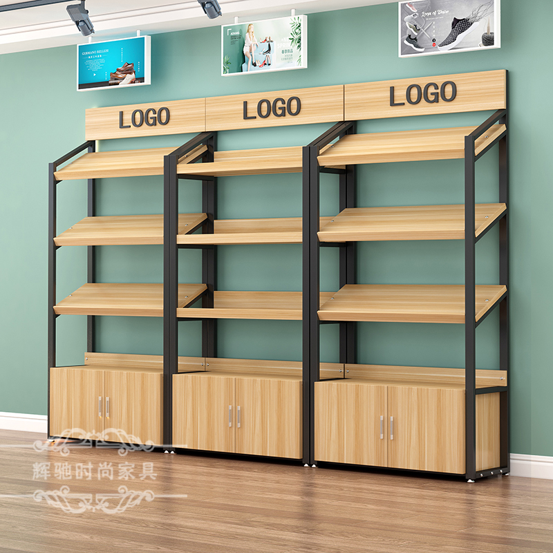 超市货架展示架置物架多层货柜产品展柜陈列柜鞋店样板枕头展示柜