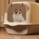 新品 猫砂盆超大号全半封闭隔臭防外溅带砂笼子幼猫屎盆子猫厕所猫