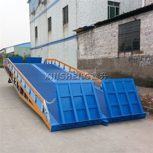 鑫升 移动式液压登车桥10吨集装箱上货平台码头船坞板厂家定做