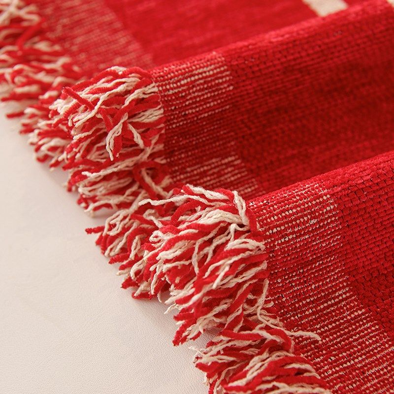 红色喜庆沙发巾全盖四季通用乔迁结婚卍能防滑防猫抓沙发套罩盖巾,居家布艺,沙发套,淘宝优惠券,粉丝福利购,淘宝优惠卷