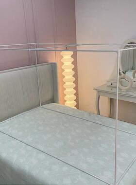 宿舍学生碎花XCZ帘蚊帐遮光一式拉链全体闭封床上铺下铺女寝室带