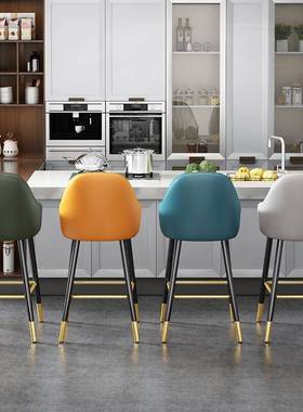 脚高椅现代简约吧轻奢吧BFW台椅子凳子吧台凳高椅吧台椅酒椅吧高