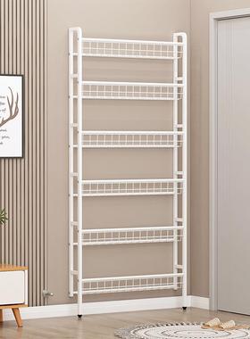 新款厨置物架挂墙多层收纳地落挂功能多房45268一体靠墙家用收壁