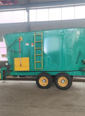 牛1VTV2方tmr羊草料搅拌机移动拌式干湿两用混称料机自动粉碎重料