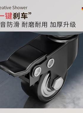 落地动拖把架卫生扫把布架阳墩台清洁工具移厨间房收纳拖布拖QAB