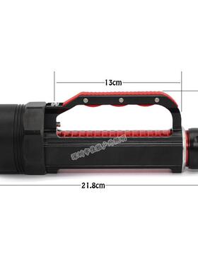L-01业潜水手电水下100米磁专控开关4照led户外防水手提筒探灯