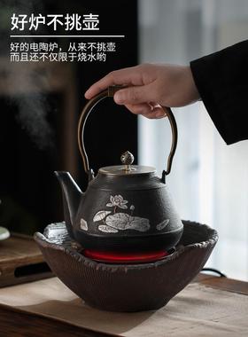 泡新茶煮茶器围煮茶电炉茶炉茶壶玻璃赵之李QWF陶家用炉款套装茶