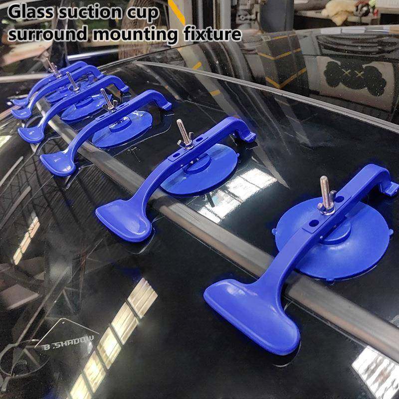 6PCS包装固定KAG夹安玻璃吸盘固包围安围装定器