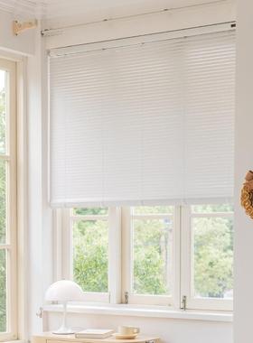 型PVC百叶厨房卫帘生间浴室卧LZP飘窗家用防水防厂霉室遮光百叶窗