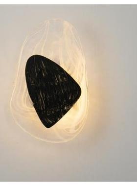 术后现12317代简约轻奢大气头水晶壁创灯酒店客厅卧室床设计师意