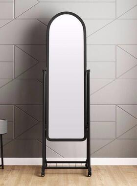 穿衣镜ITW镜全身镜落梳地镜试衣镜镜化妆妆轮子店镜子壁挂滚轮宿