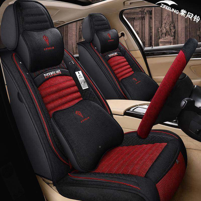 轩20119年新轩逸经典2012老款8逸四季通用全包汽车坐1垫亚麻座椅