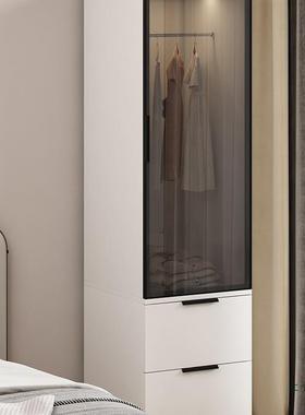 实木床边柜一体小收纳型户家用省空NSJ间卧床头柜室置物架儿童小