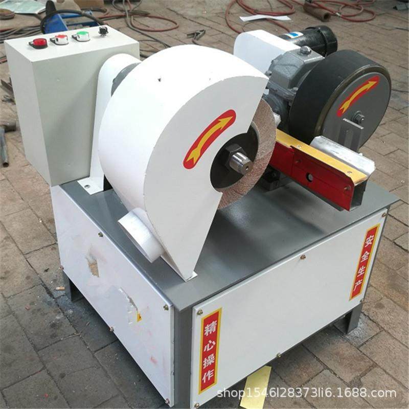 自动小型圆不管抛光机锈钢外铝圆拉丝FPB机台钢式管铁管管打磨除