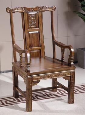实木圈LKB椅中式古围椅喝茶家用饭店楼酒店新茶桌餐椅主人椅风椅