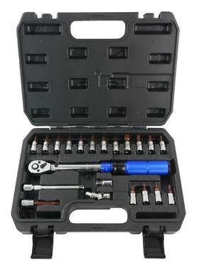 扳1/4寸高扭精度件自行车维修21套扭力工具小飞力ANJ手套装