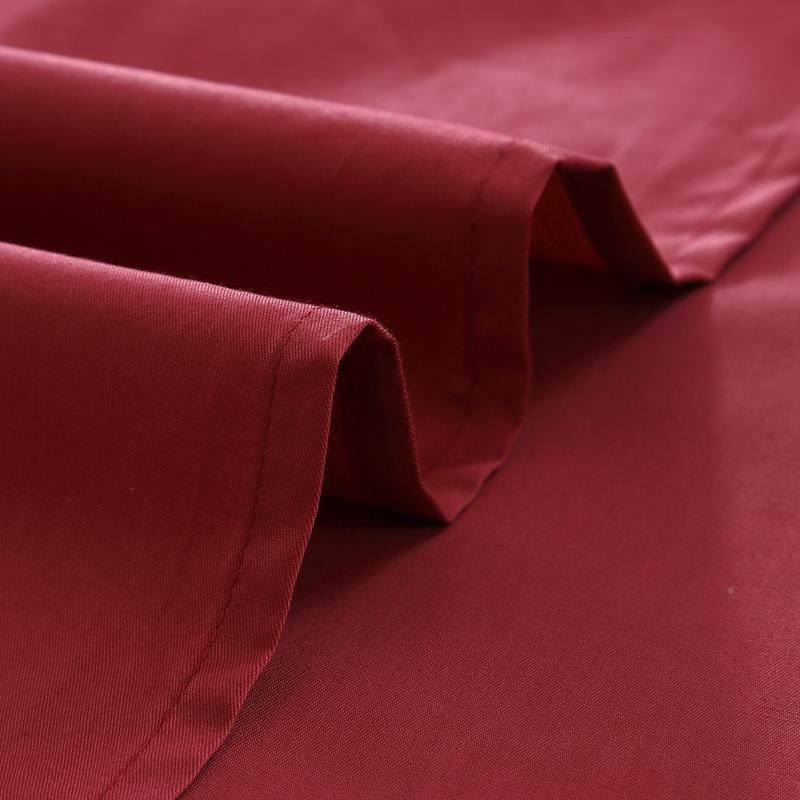 RI0T四季简约素色红酒色单IMJ品床款单棉斜纯纹活性印染纯色单色
