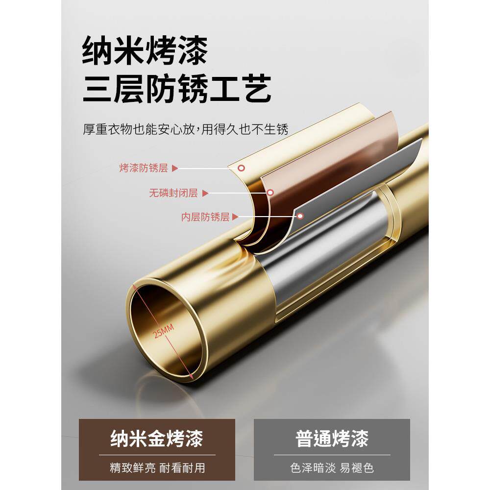 内卧室帽架RPC落地挂架衣房间家用收纳室多功能衣架移动衣衣服架