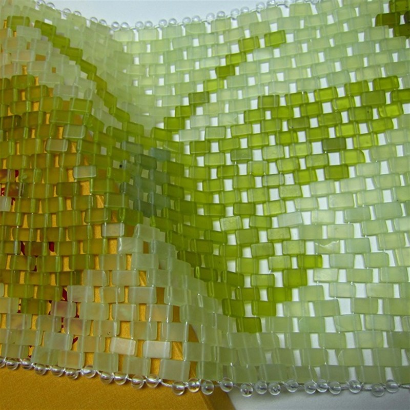 岫玉枕巾玉枕垫冰凉玉石枕链 枕帘夏季玉枕头颈椎天然玉石成人