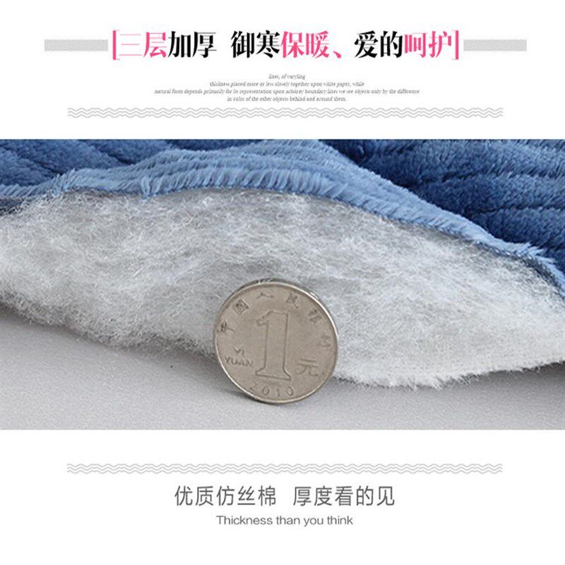 冬季儿童睡衣男孩法兰绒夹棉三层加厚加绒中大童男童家居服套装