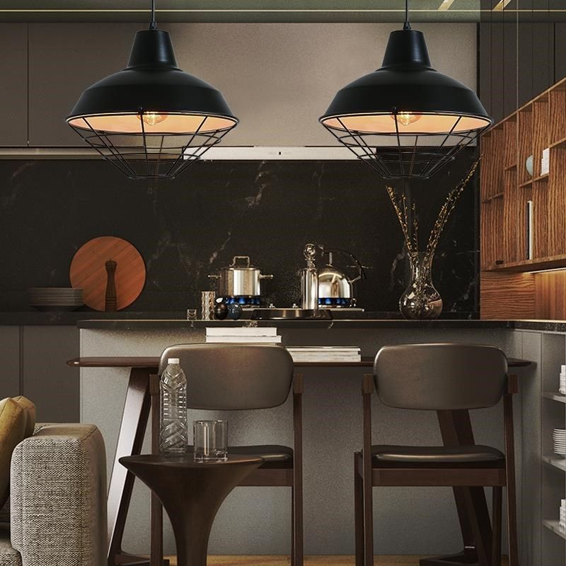 复古个性创意吧台餐厅饭店咖啡厅美式装饰工业风怀旧灯罩简约吊灯,家装灯饰光源,酒店/宴会厅/餐饮吊灯,淘宝优惠券,粉丝福利购,淘宝优惠卷
