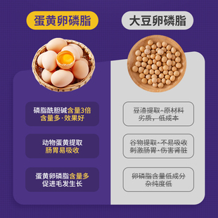 宠匠博美专用狗狗卵磷脂480g成幼犬营养鱼油防掉毛软磷脂狗营养品