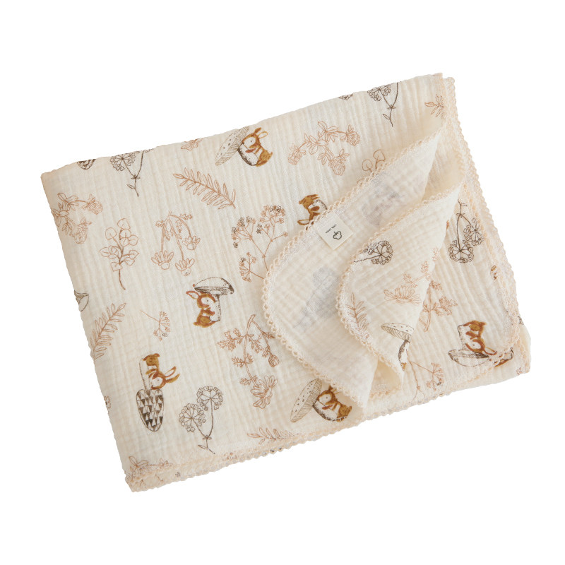 双层全棉婴儿夏天薄款被子包巾宝宝空调被纱布夏季盖毯儿童毛巾被,婴童用品,毯子,淘宝优惠券,粉丝福利购,淘宝优惠卷