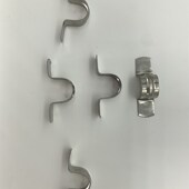 瓦斯枪卡 25加厚两边无孔有孔骑马卡不锈钢马鞍卡管夹管箍